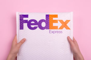 image of FedEx free shipping material
